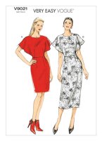 V9021 Damen Kleid, Schnittmuster von Vogue