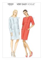 V9022 Damen Kleid, Schnittmuster von Vogue