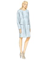 V9022 Damen Kleid, Schnittmuster von Vogue