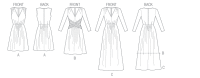 Vogue V8921 Damen Kleid