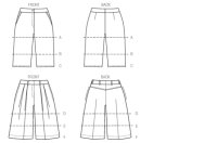 V9008 Damen Shorts, Schnittmuster von Vogue