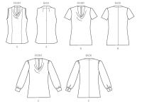 Vogue V9006 Damen Top