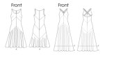 V8814 Damen Kleid, Schnittmuster von Vogue