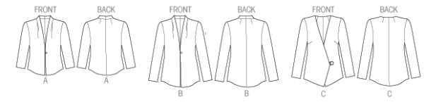 Vogue V8910 Damen Jackett