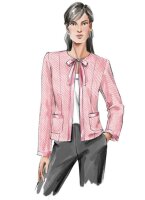 V7975 Damen Jackett, Schnittmuster von Vogue