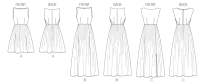 Vogue V8901 Damen Kleid