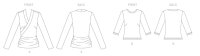 V8151 Damen Pullover Top, Vogue