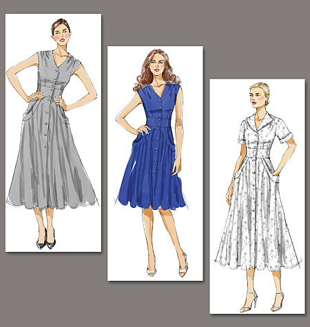 Vogue V8577 Damen Kleid