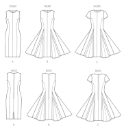 Vogue V9102 Damenes Kleid