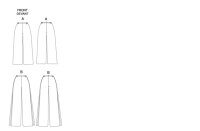 V1050 Damen Hose, Schnittmuster von Vogue