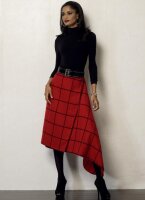 V8956 Damen Röcke Überwurf, Vogue