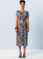 V8875 Damen Gürtel Mantel Kragen Kleid Schal, Vogue