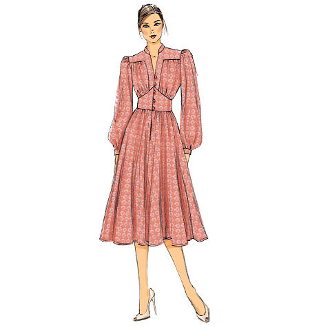 Vogue V9076 Damen Kleid
