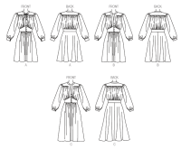 Vogue V9076 Damen Kleid
