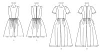 V9075 Damen Overall Kleid, Vogue