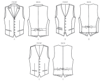 Vogue V8987 Herren Weste