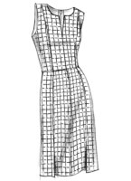 V9167 Damen Kleid, Schnittmuster von Vogue