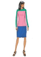 V9166 Damen Shirt Tunika Kleid, Vogue