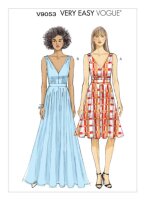 V9053 Damen Kleid, Schnittmuster von Vogue