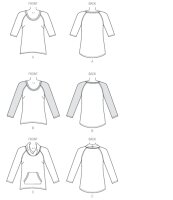 V9055 Damen Top, Schnittmuster von Vogue