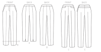 Vogue V9155 Damenes  Hose