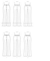 V9181 Damen Hose, Schnittmuster von Vogue