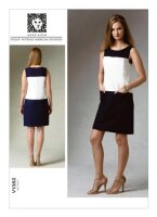 V1382 Damen Kleid, Schnittmuster von Vogue