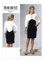 V1431 Damen Kleid, Schnittmuster von Vogue