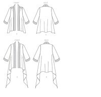 V1505 Jackett Damen, Schnittmuster von Vogue