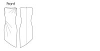 V1267 Damen Kleid, Schnittmuster von Vogue