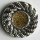Kunststoffknopf emailliert, silber, Dill 4553-300032