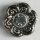 Kunststoffknopf mit Strass, Dill 4108-310820