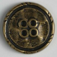 Vollmetallknopf, altmessing, Dill 3178-360865