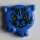 Kinderknopf, blau, Dill 17105-170076