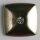 Kunststoffknopf mit Strass, Dill 4121-320801
