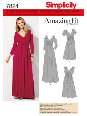 7824 Kleid, Schnittmuster von Simplicity