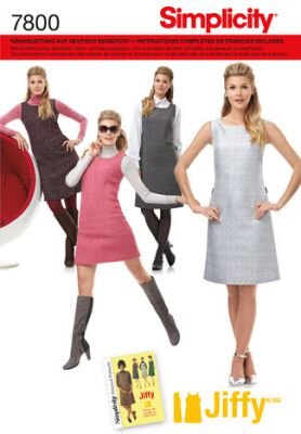 7800 Kleid, Schnittmuster von Simplicity