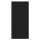 Klebeflicken Nylon 6,5 x 14 cm schwarz
