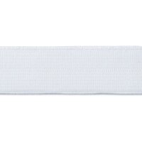 1m Y-Elastic-Band 25 mm weiß