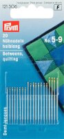 Nähnadeln halblang ST 5-9 silberfarbig