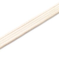 Gummiband, Gummilitze 7mm, 3m, beige (Ballett-Elastic)