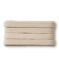 Gummiband, Gummilitze 7mm, 3m, beige (Ballett-Elastic)