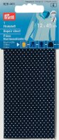 Flickstoff CO (bügeln) 12x45 cm blau/weiß...