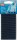 Flickstoff CO (bügeln) 12x45 cm blau/weiß gepunktet