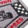 Applikation Label Champion Ferrari schwarz/grau