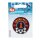 Applikation Patch rund Grand Prix rot/schwarz