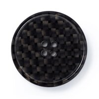 Knopf 4-Loch Jacke/Mantel 30 mm schwarz