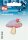 Applikation Pilz rosa/flieder mit Blumen