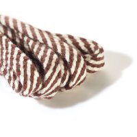 Flachsenkel 8 mm x 90 cm braun/beige