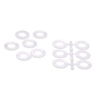 Häkelringe flach KST 26 mm weiß
